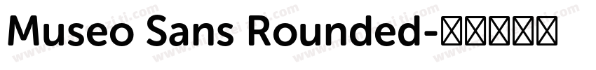 Museo Sans Rounded字体转换